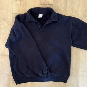 TNA Cozy Fleece Polo Sweater
